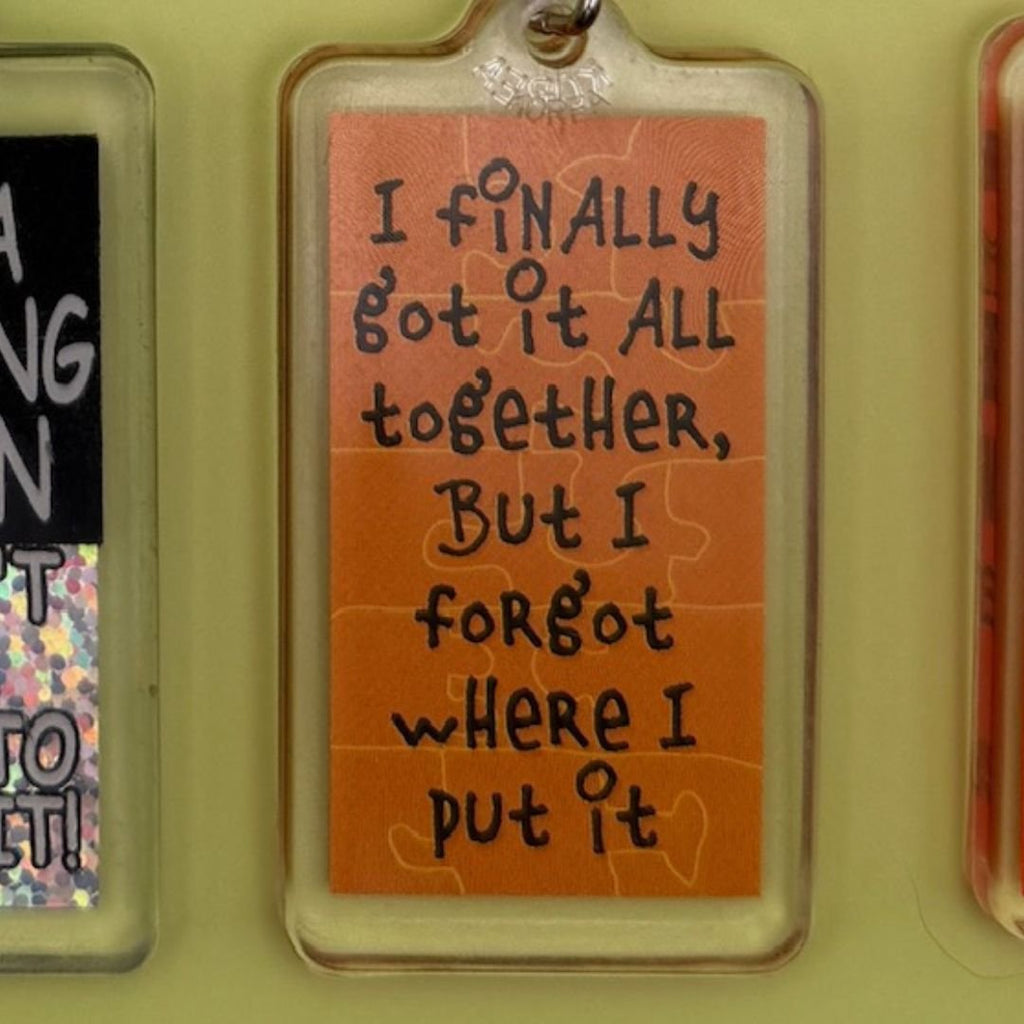 Vintage 90's Y2k Comedy Quote Keychains: Drop 2