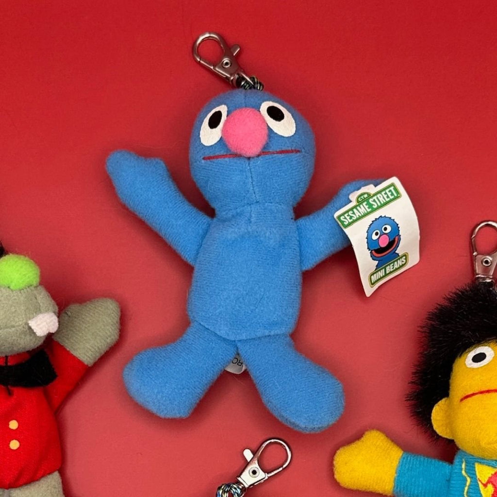 Vintage 1999 Sesame Street Kellogg's Crafted Plush Bag Charms