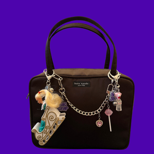 '90s Holiday Sleigh Barbie -  vintage keychain vintage charms for bag nostalgia vintage keychains y2k collectible - Bag Crap