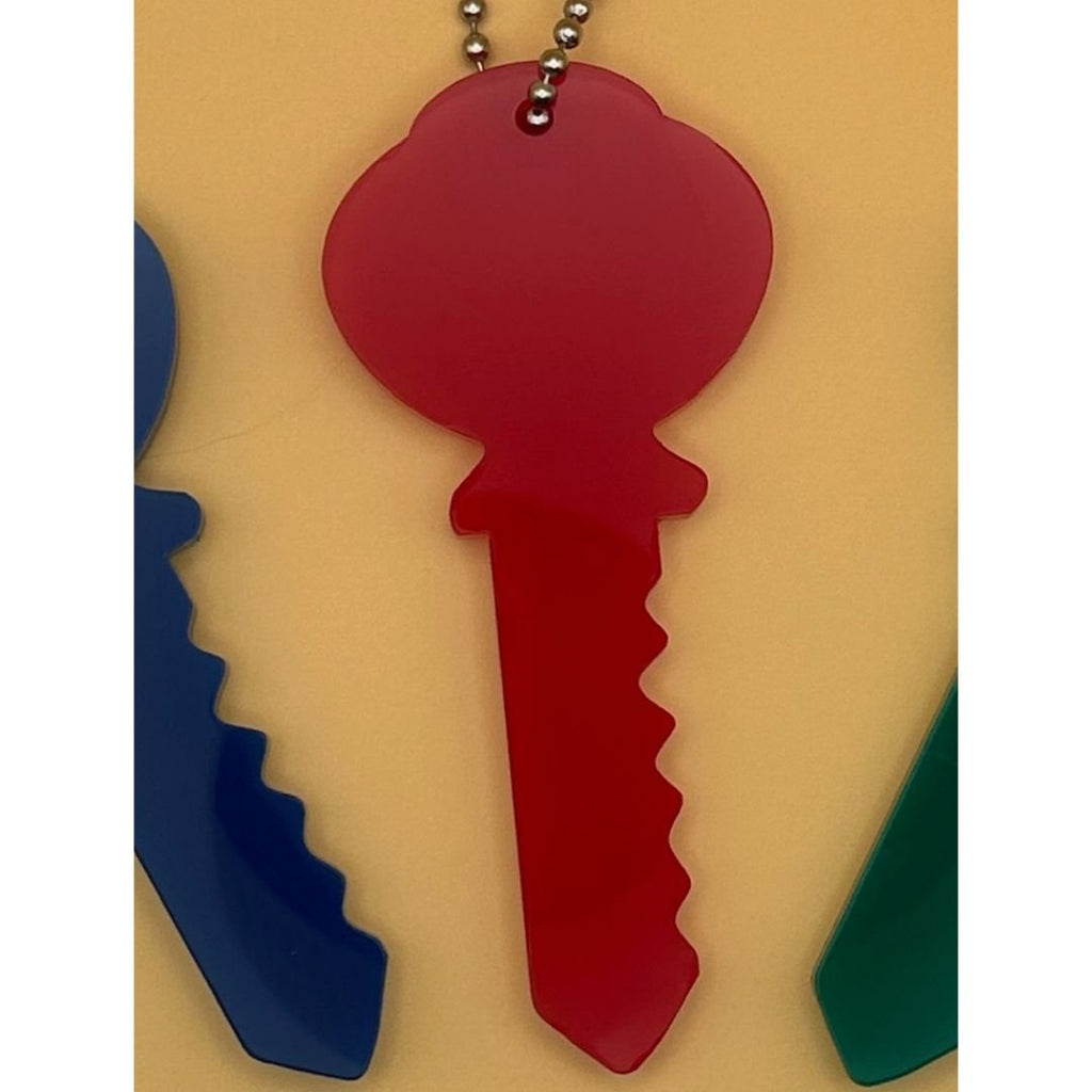 Xlarge Novelty Lucite Key Bag Charms