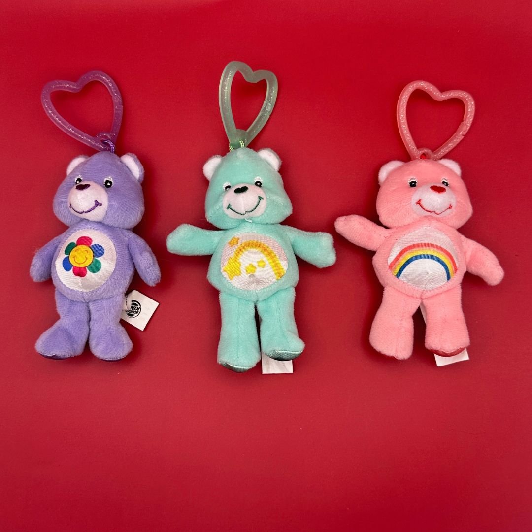 Burger King Care Bear Plush  s -  vintage keychain vintage charms for bag nostalgia vintage keychains y2k collectible - Bag Crap