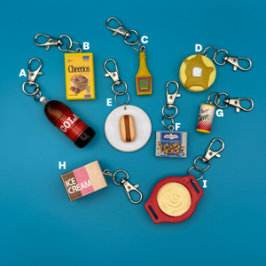 Bag Crap - Barbie Vintage 90s Miniature Charms: Ice Cream, Cheerios, Cola