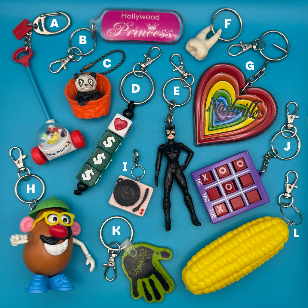 1970s-1990s Vintage Nostalgic Keychains & Bag Charms: You Pick