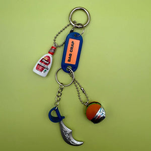 Bag Crap - Orajel Sword Sonic Burger Mini Bag Charm Pack