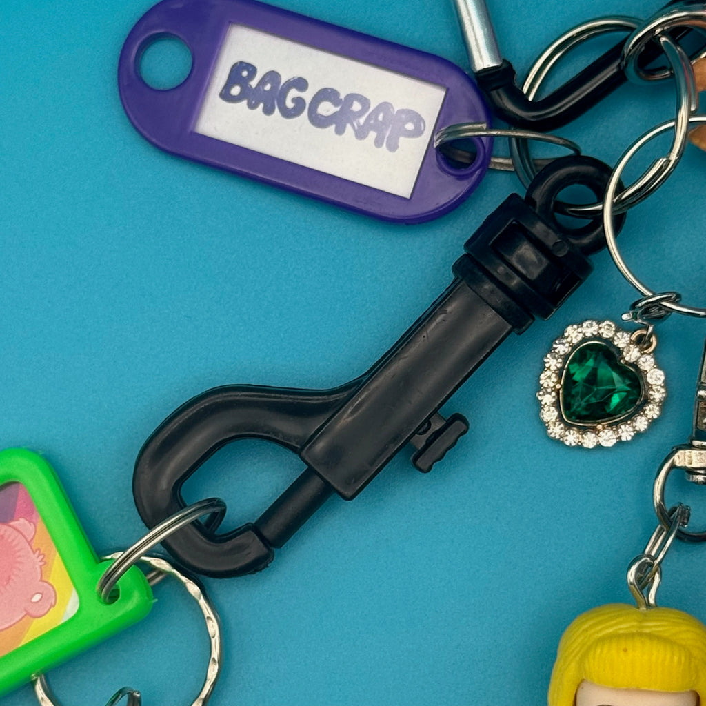 One-of-One Vintage Keychain Bag Charm Pack — Pink Troll Doll