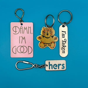 90's Metal s -  vintage keychain vintage charms for bag nostalgia vintage keychains y2k collectible - Bag Crap