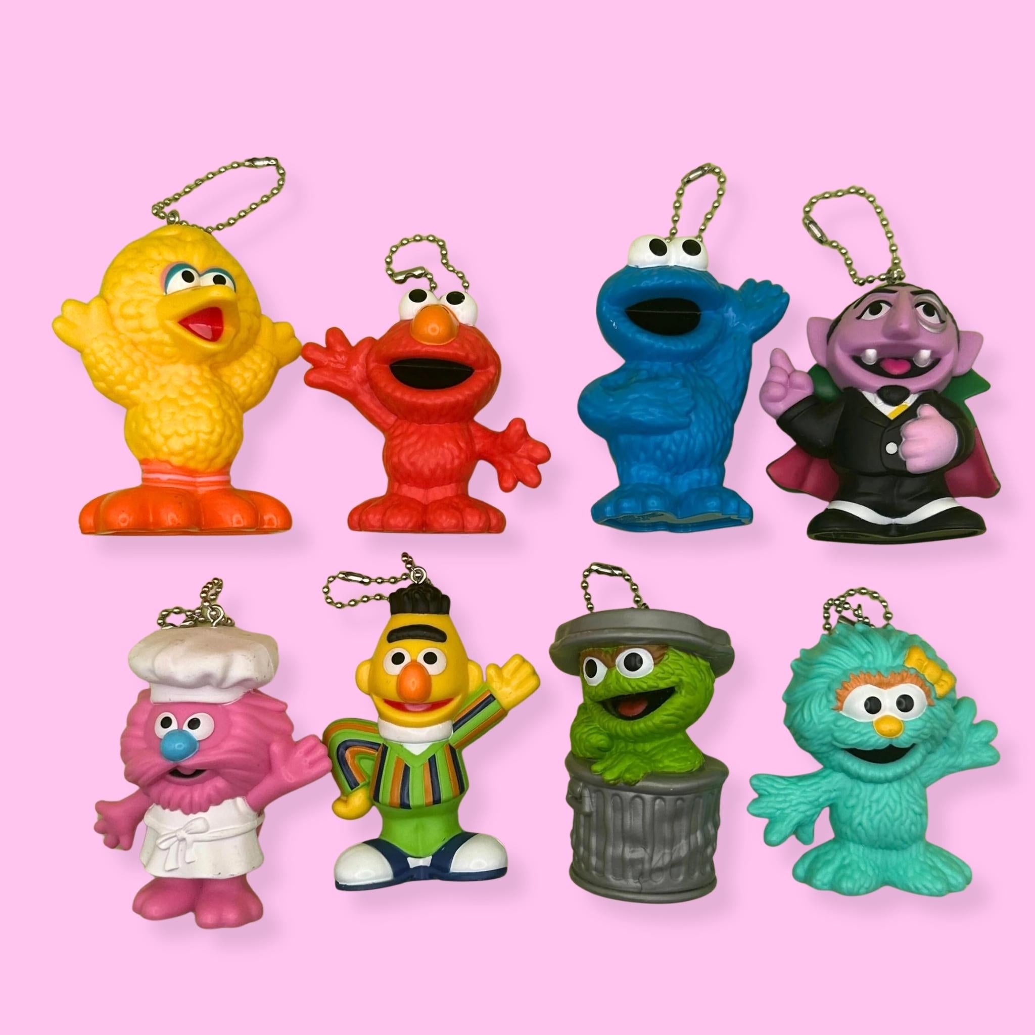 Sesame Street  Toy  s & s -  vintage keychain vintage charms for bag nostalgia vintage keychains y2k collectible - Bag Crap