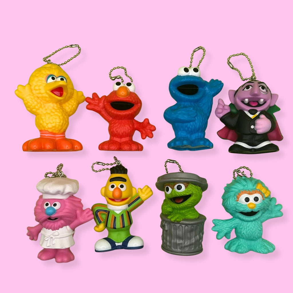 Sesame Street Vintage Toy Bag Charms & Keychains
