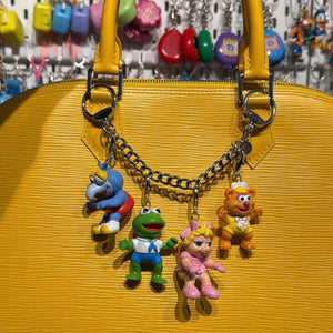 Muppet Babies '80s Toy   Chain: Silver - vintage bag charm chains silver nostalgia vintage y2k vintage keychain vintage charms for bag nostalgia vintage keychains y2k collectible - Bag Crap