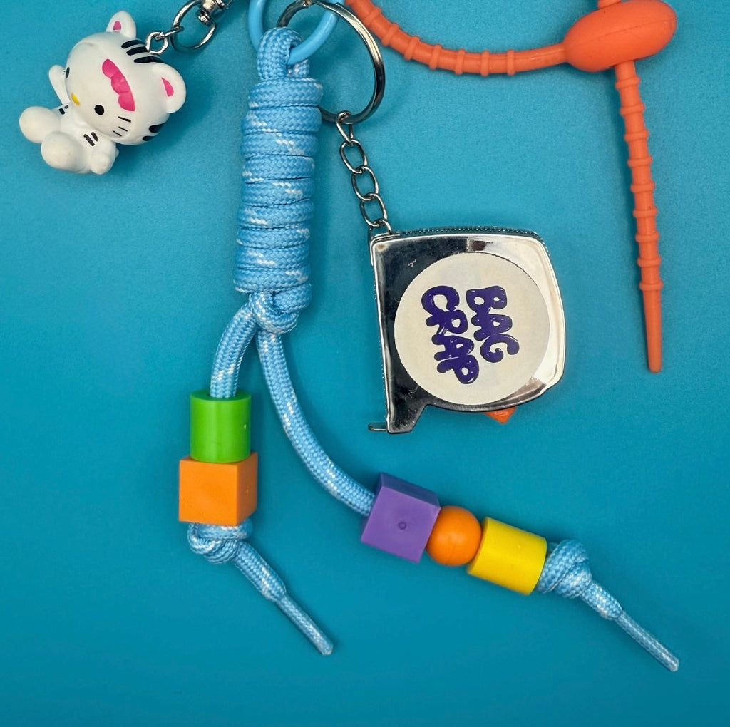 Vintage Hello Kitty + Bag Crap Measuring Tape Bag Charm Pack