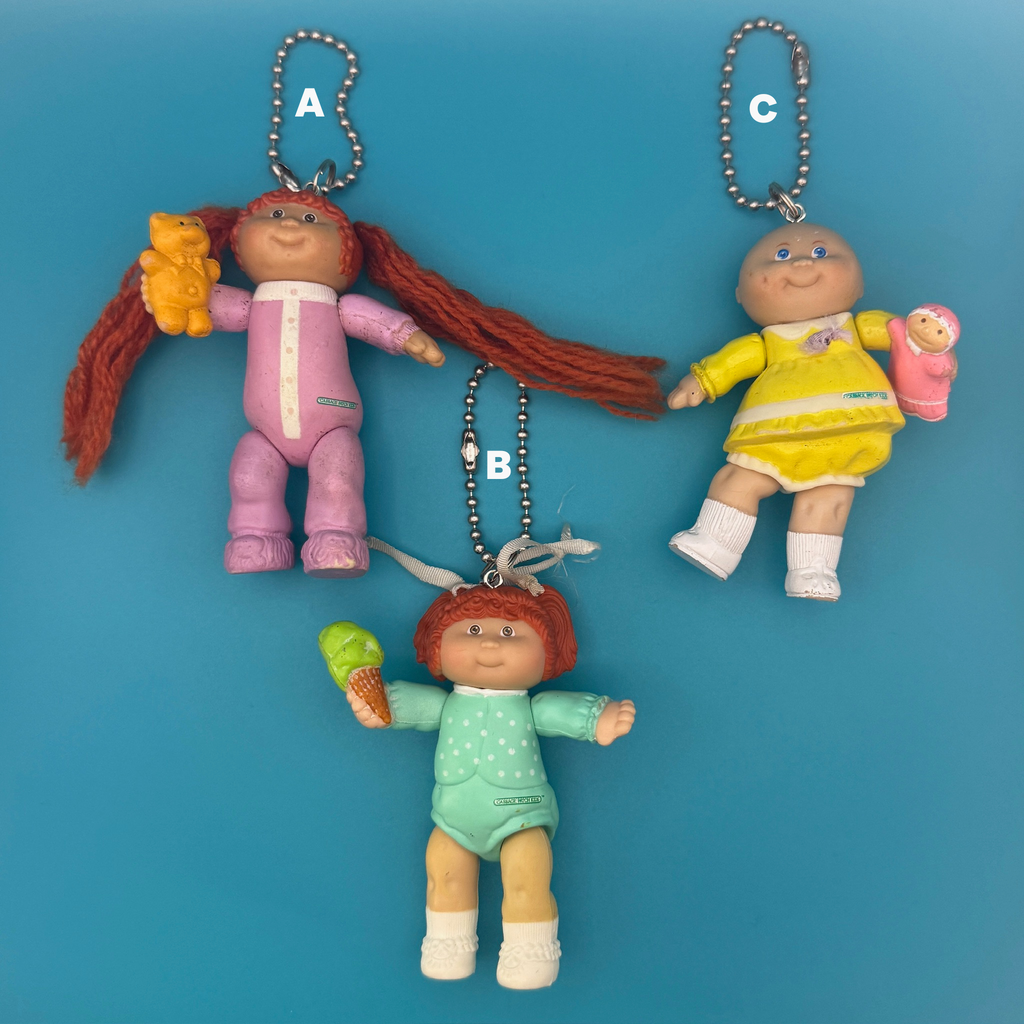 Vintage 1980s Cabbage Patch Kids Bag Charms