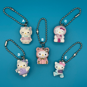 Pink Holiday Hello Kitty  s - hello kitty sanrio japan kawaii rare vintage keychain vintage charms for bag nostalgia vintage keychains y2k collectible - Bag Crap