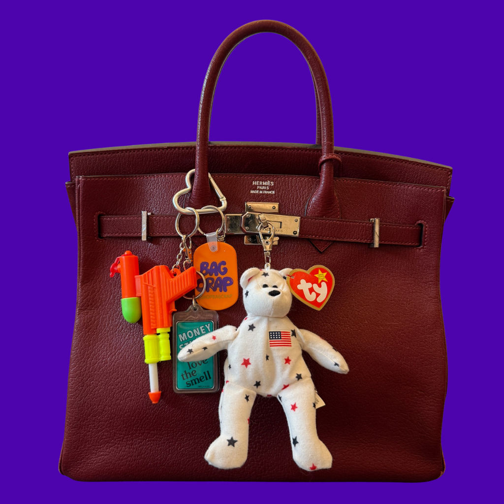 VTG Teenie Beanie Baby ‘Glory the Bear’ Bag Charm