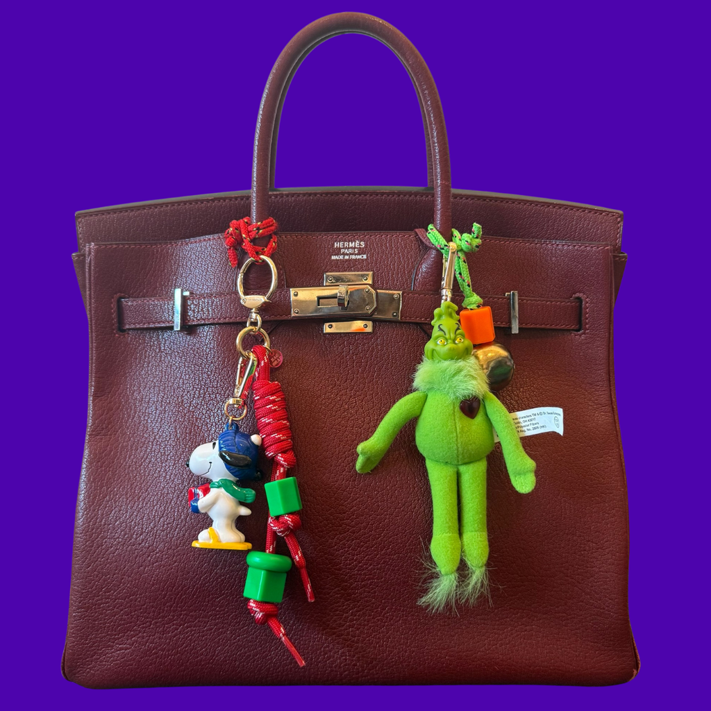 Vintage Holiday Christmas Present Snoopy Bag Charm Pack