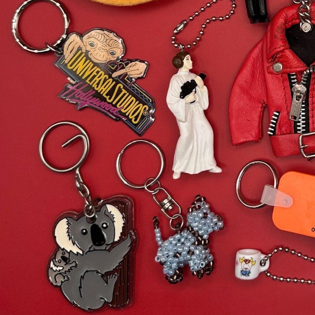 1980s-   s &  s: Drop 46 -  vintage keychain vintage charms for bag nostalgia vintage keychains y2k collectible - Bag Crap
