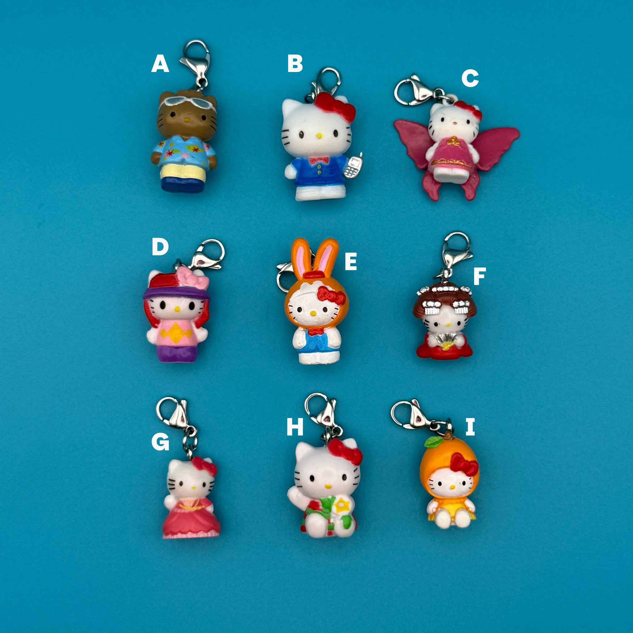 1” Mini Hello Kitty  s - hello kitty sanrio japan kawaii rare vintage keychain vintage charms for bag nostalgia vintage keychains y2k collectible - Bag Crap