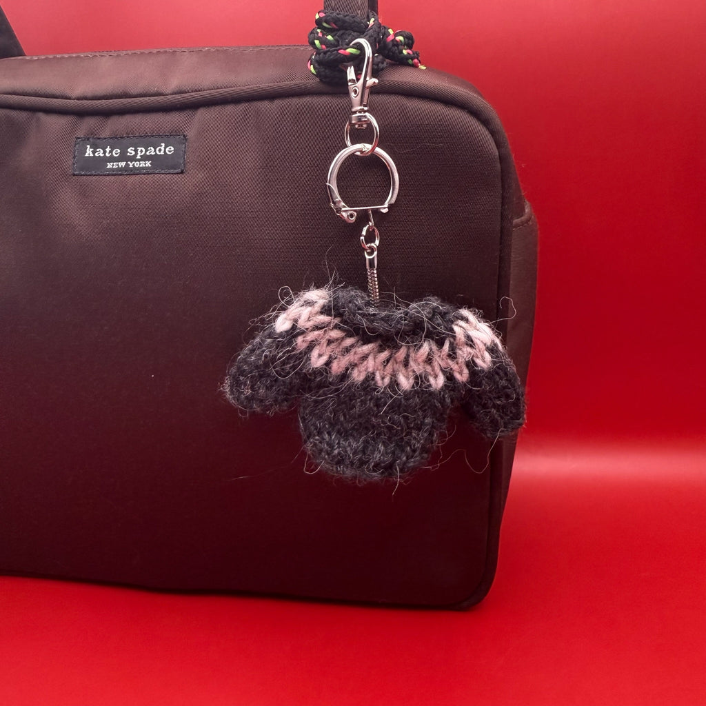 100% Scottish Wool Mini Sweater Bag Charms