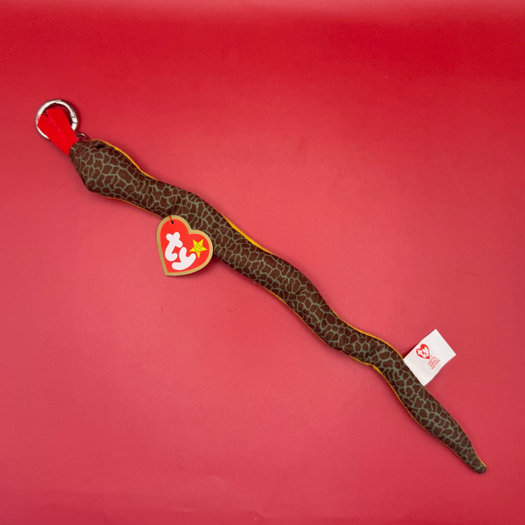 Vintage Teenie Beanie Baby Slither the Snake Plush Bag Charm