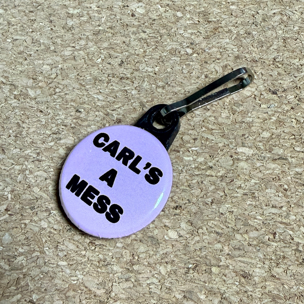 ‘Carl’s a Mess’ Summer House Carl Radke Keychains & Buttons