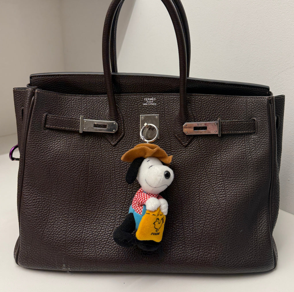 5” Vintage Farmer Snoopy Plushie Bag Charm