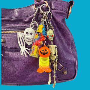 Halloween  s &  s: Drop II -  vintage keychain vintage charms for bag nostalgia vintage keychains y2k collectible - Bag Crap