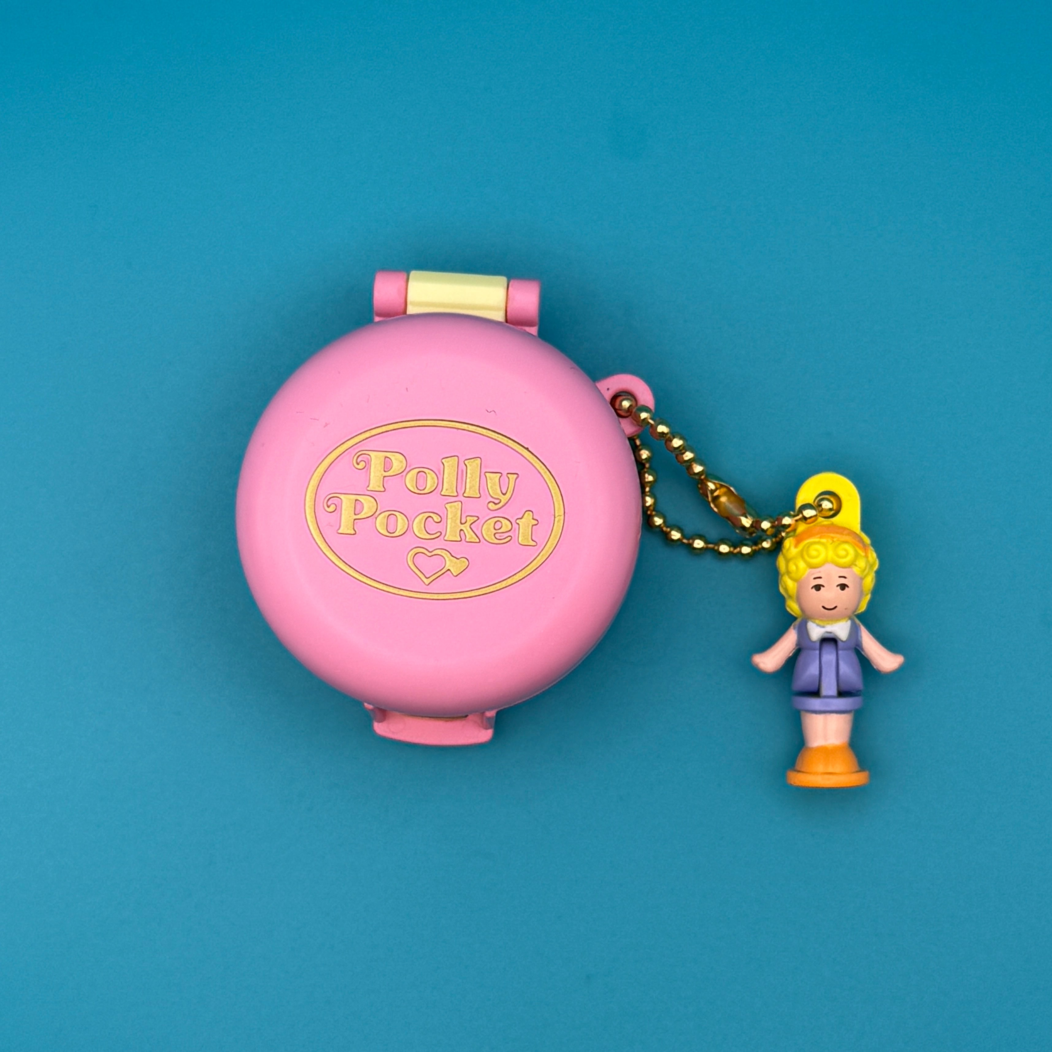 Mini Retro Polly Pocket -  vintage keychain vintage charms for bag nostalgia vintage keychains y2k collectible - Bag Crap