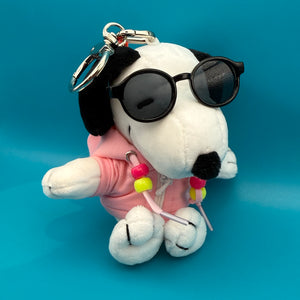 6” Snoopy  + Pink Hoodie - snoopy rar peanuts vintage keychain vintage charms for bag nostalgia vintage keychains y2k collectible - Bag Crap