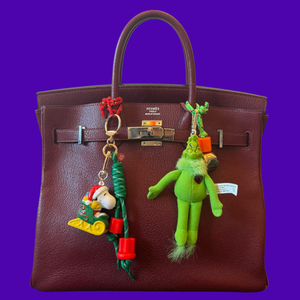 Holiday Sleigh Riding Snoopy + Woodstock   Pack - vintage bag charm packs nostalgia vintage y2k vintage keychain vintage charms for bag nostalgia vintage keychains y2k collectible - Bag Crap