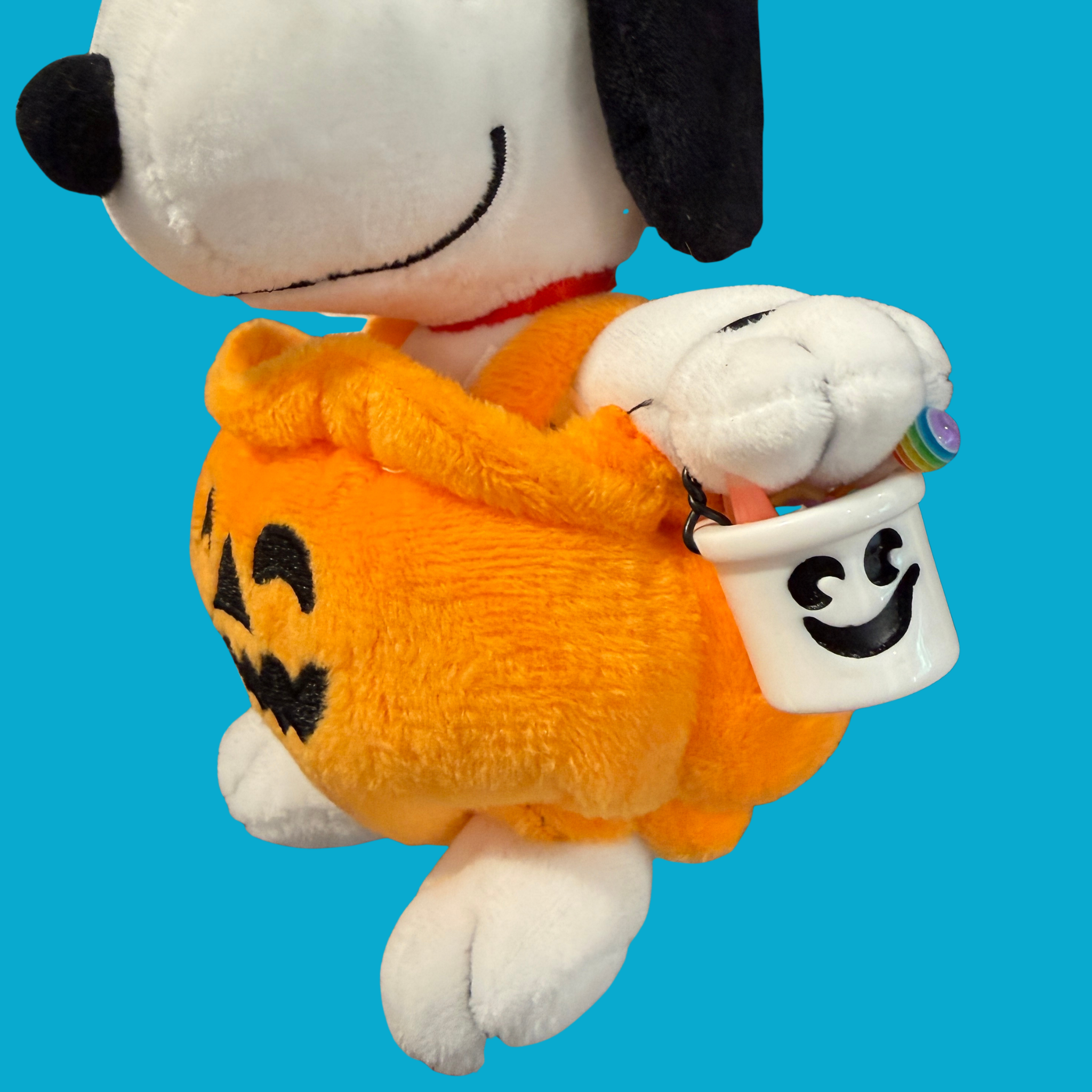 Snoopy Halloween Pumpkin Plush - snoopy rar peanuts vintage keychain vintage charms for bag nostalgia vintage keychains y2k collectible - Bag Crap