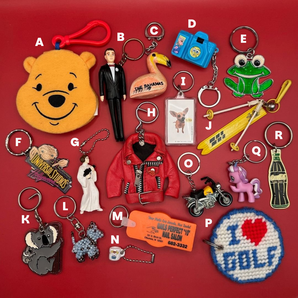 1980s-y2k Vintage Bag Charms & Vintage Keychains: Drop 46