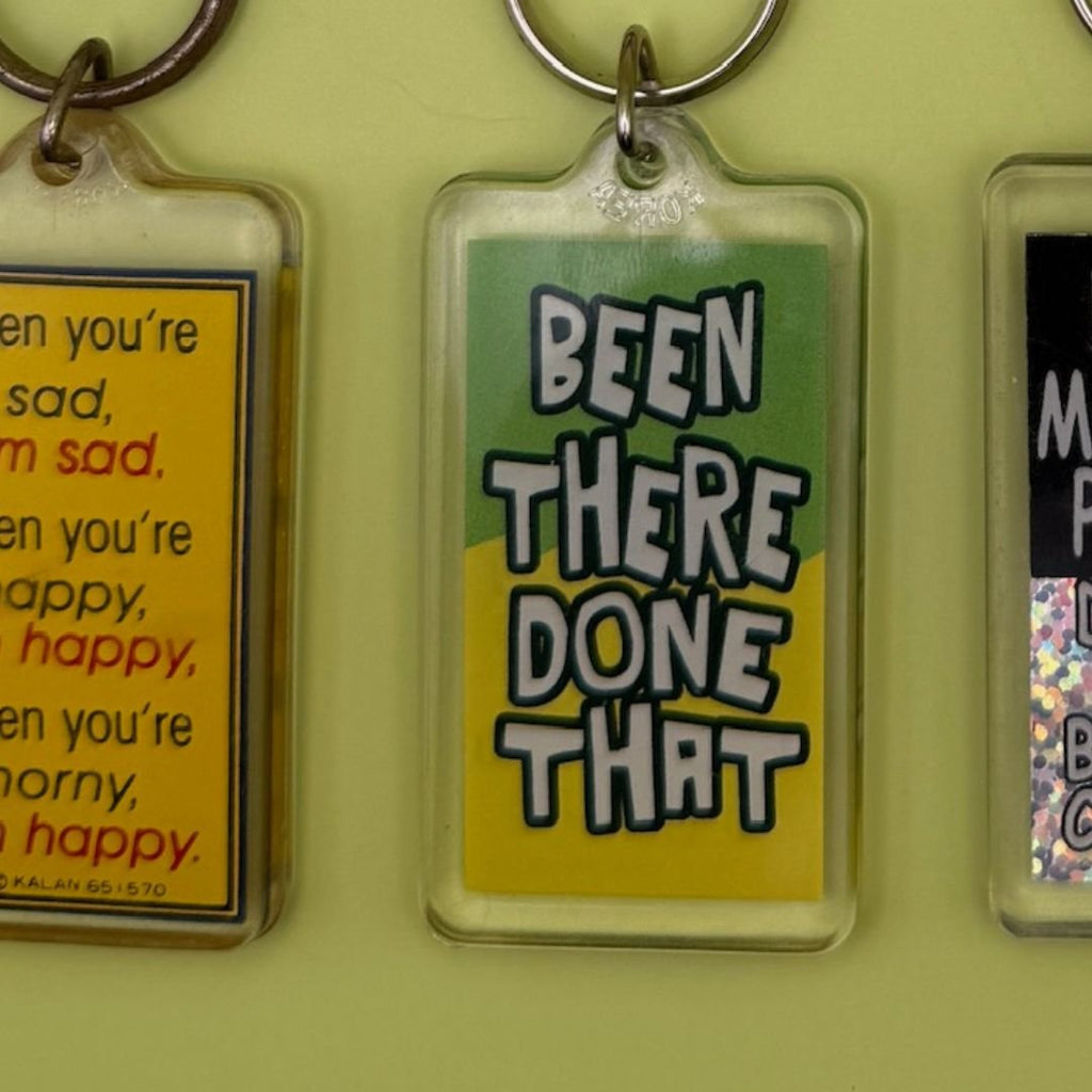 Vintage 90's Y2k Comedy Quote Keychains: Drop 2