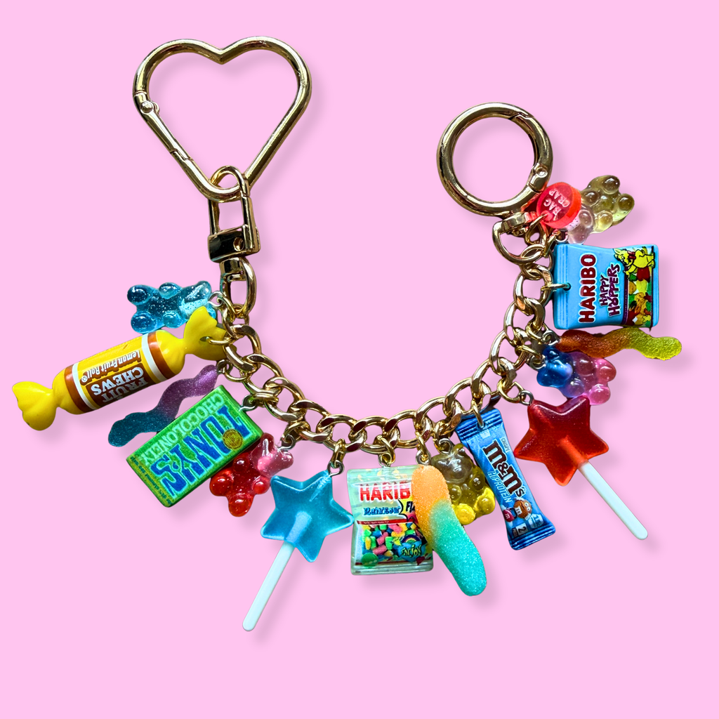 1:1 Stacked Candy Bag Charm Chain - Yellow/Gold