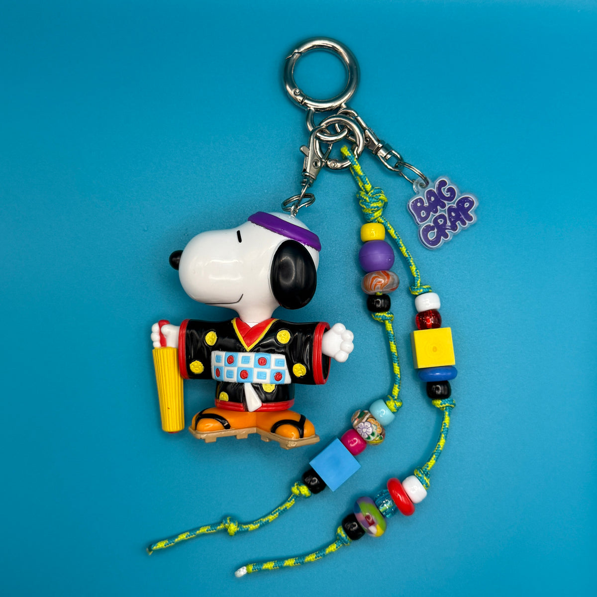 Bag Crap Acrylic Logo Keychain Bag Charm