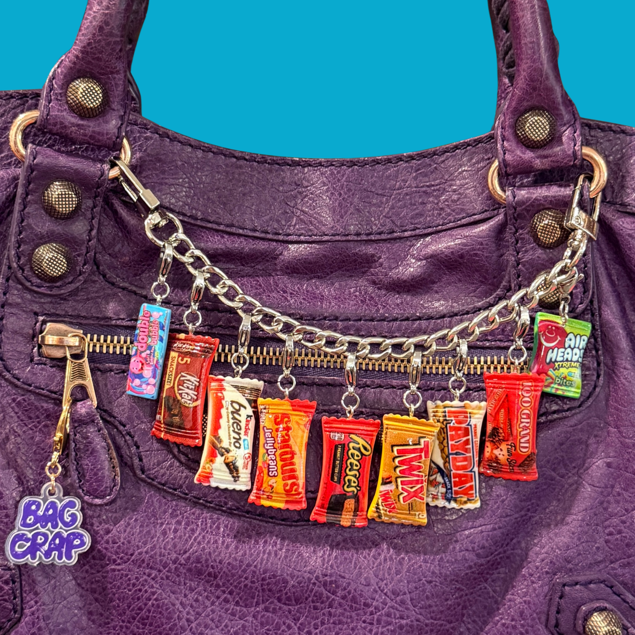 Halloween Candy Mini  s -  vintage keychain vintage charms for bag nostalgia vintage keychains y2k collectible - Bag Crap