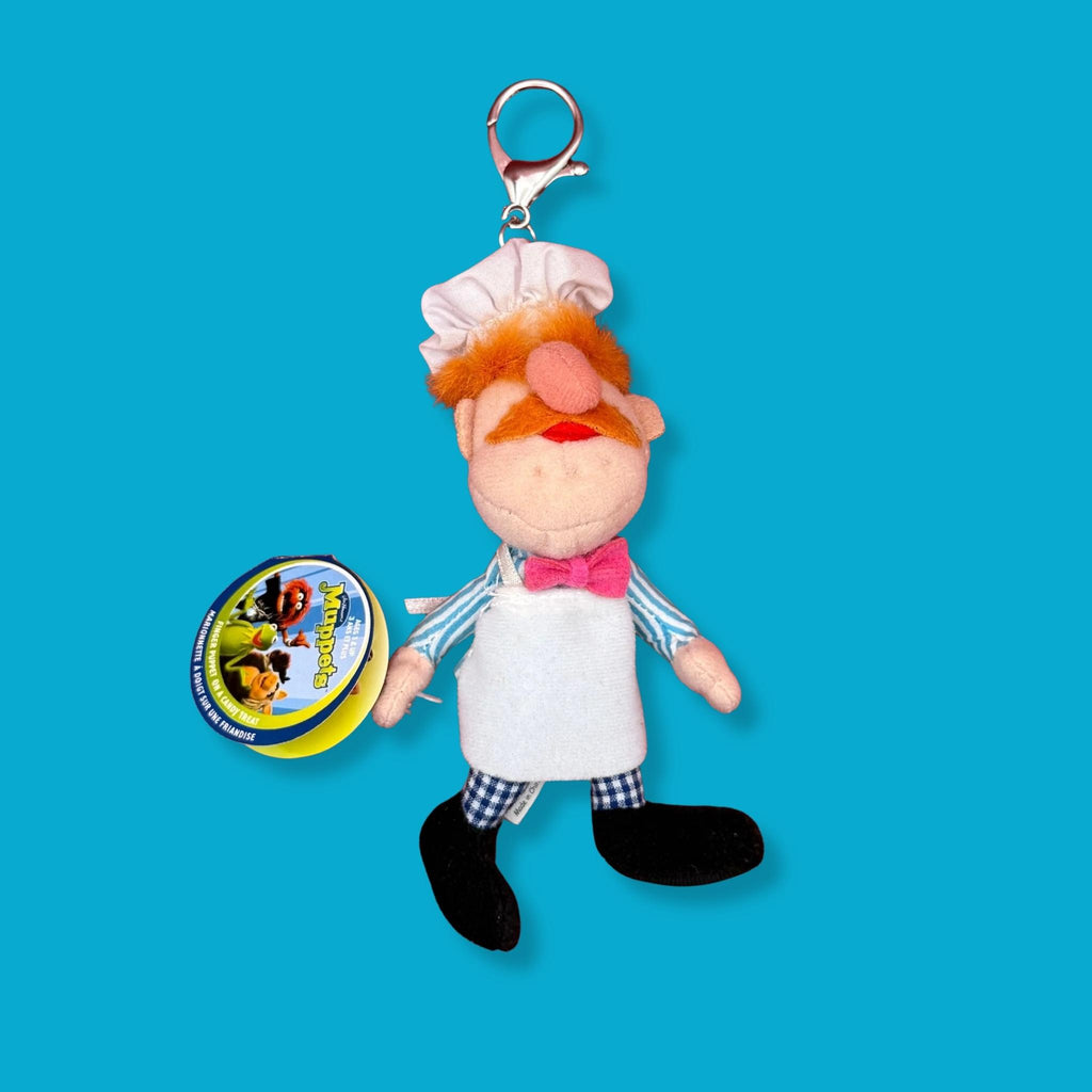 Vintage Swedish Chef Muppets Plush Bag Charm