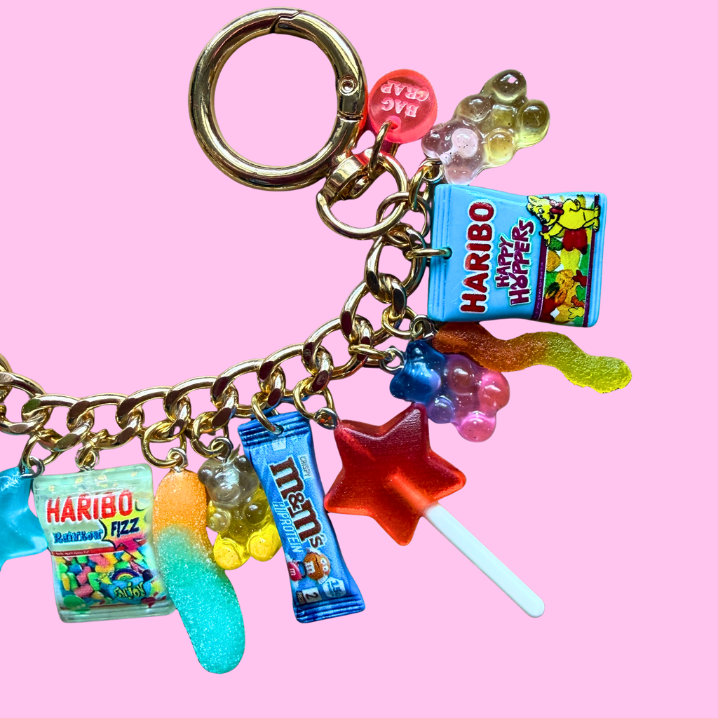 1:1 Stacked Candy Bag Charm Chain - Yellow/Gold