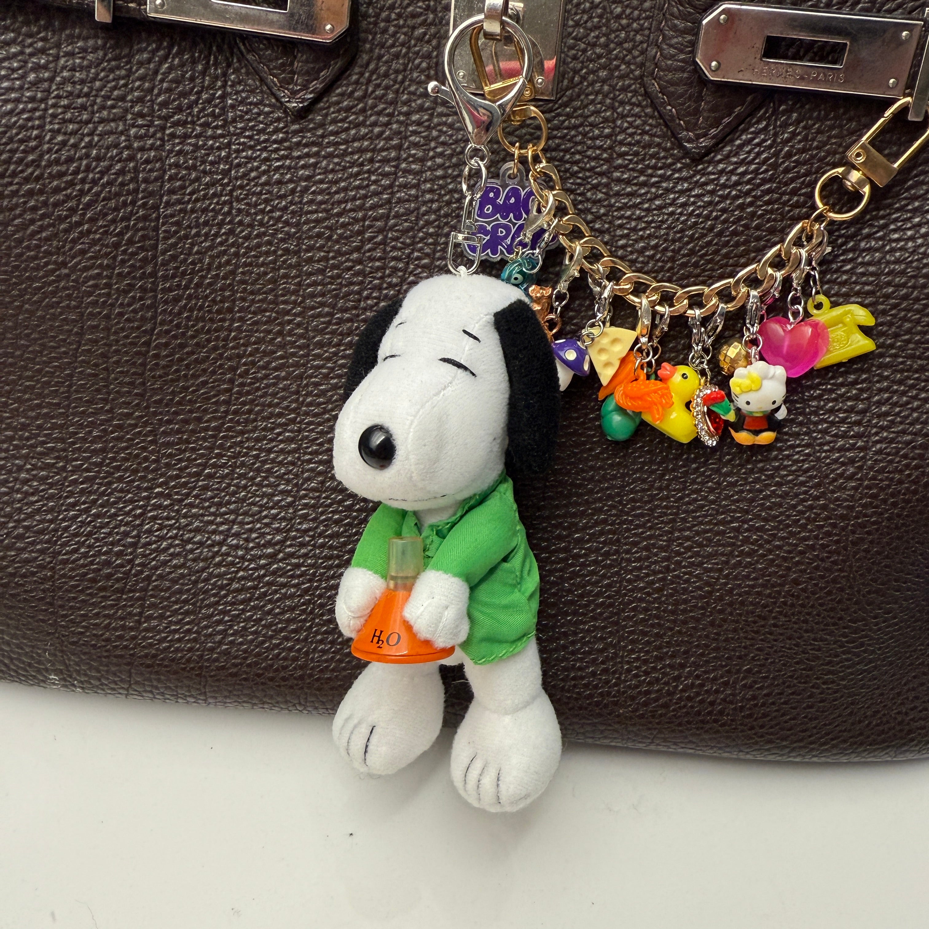 5'  RARE Scientist Snoopy - snoopy rar peanuts vintage keychain vintage charms for bag nostalgia vintage keychains y2k collectible - Bag Crap