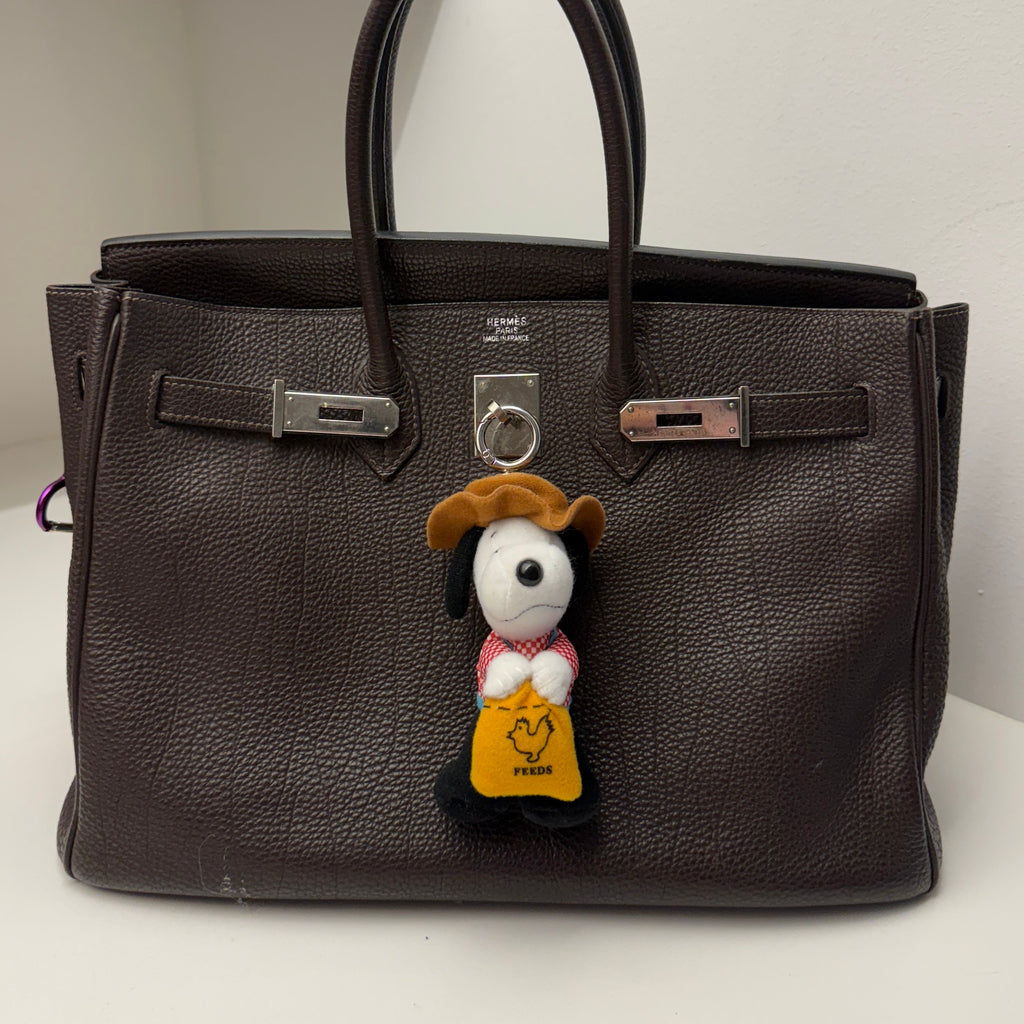 5” Vintage Farmer Snoopy Plushie Bag Charm