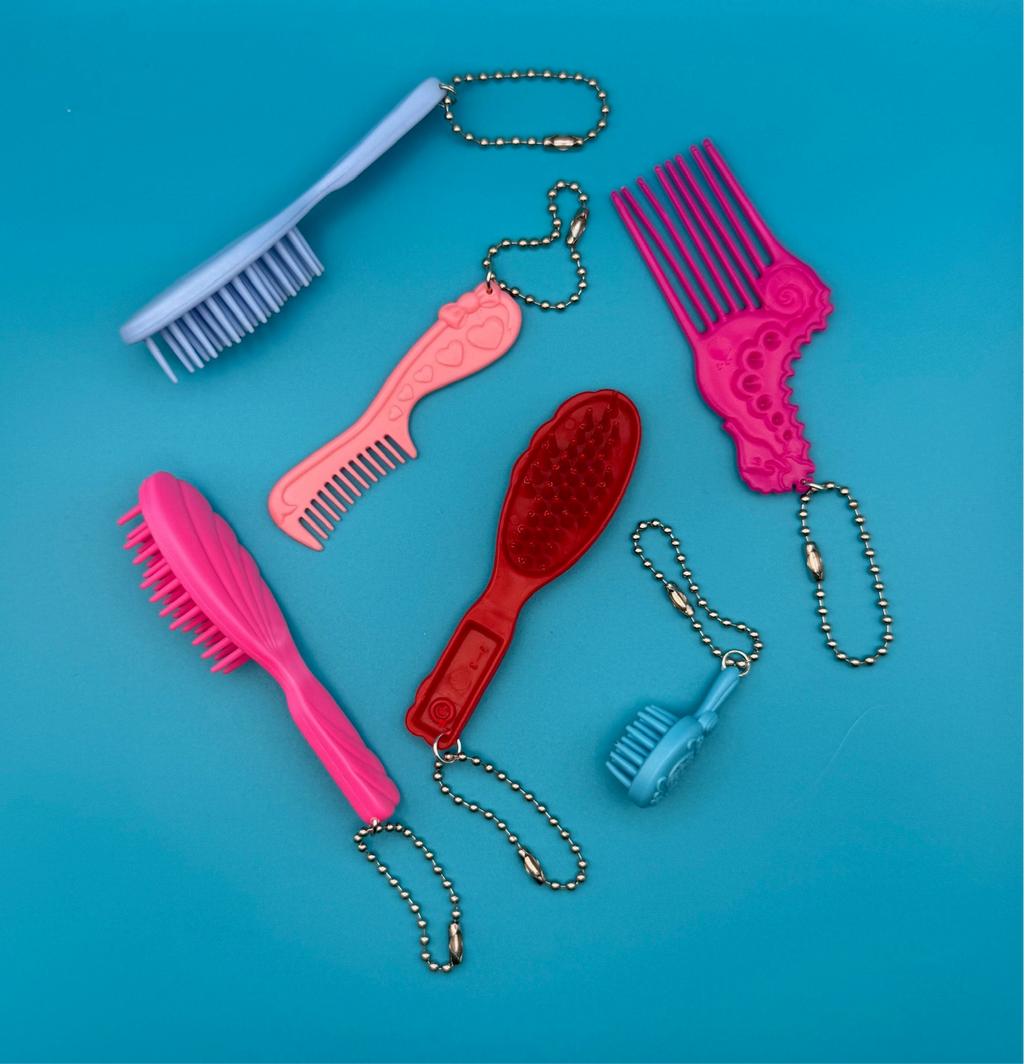 Barbie Vintage 90s Toy Brush Bag Charms