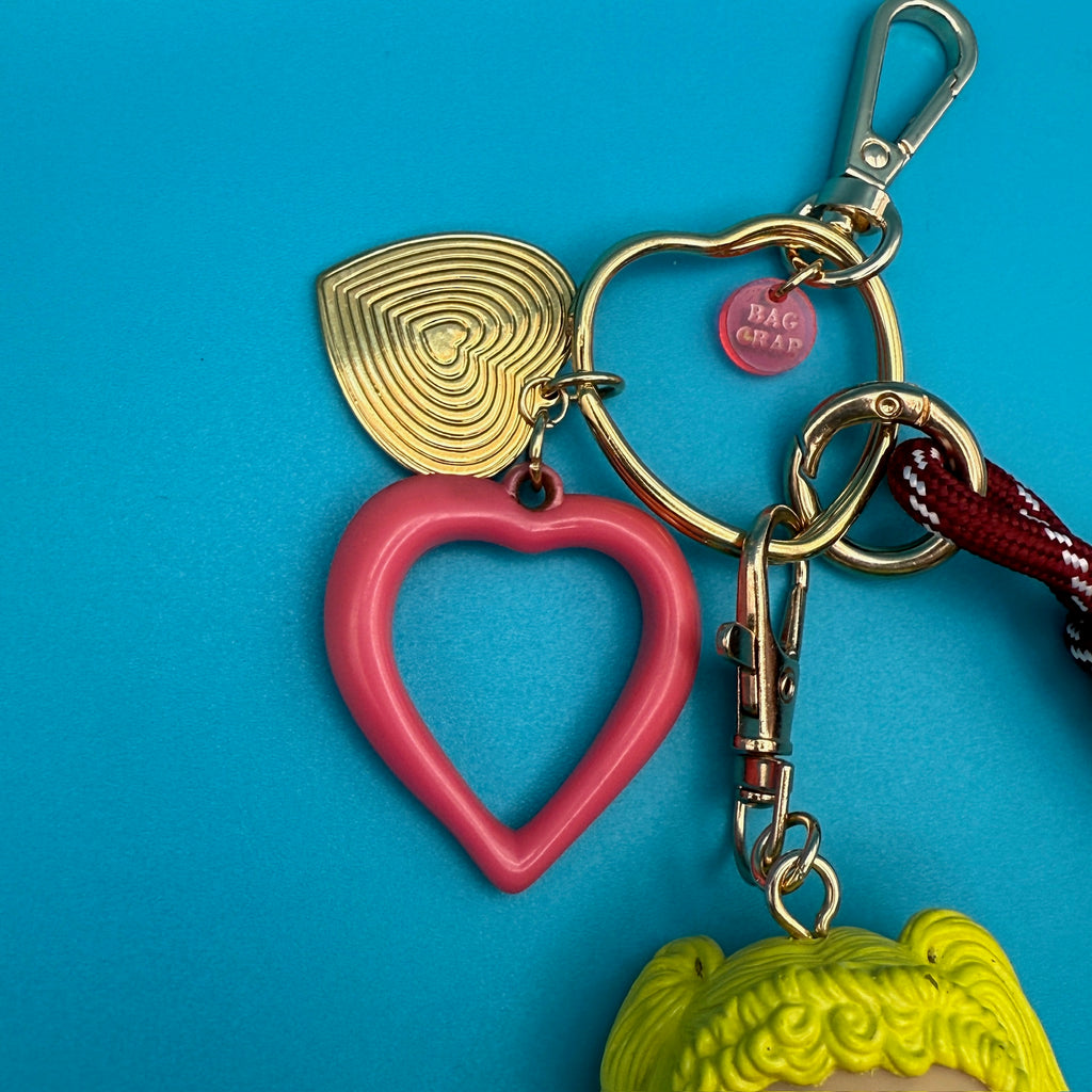 One-of-One Gold Cabbage Patch Kid Keychain Bag Charm Pack