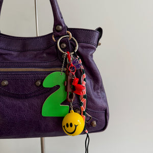 One-of-One     Set — Smile Face - vintage bag charm packs nostalgia vintage y2k vintage keychain vintage charms for bag nostalgia vintage keychains y2k collectible - Bag Crap