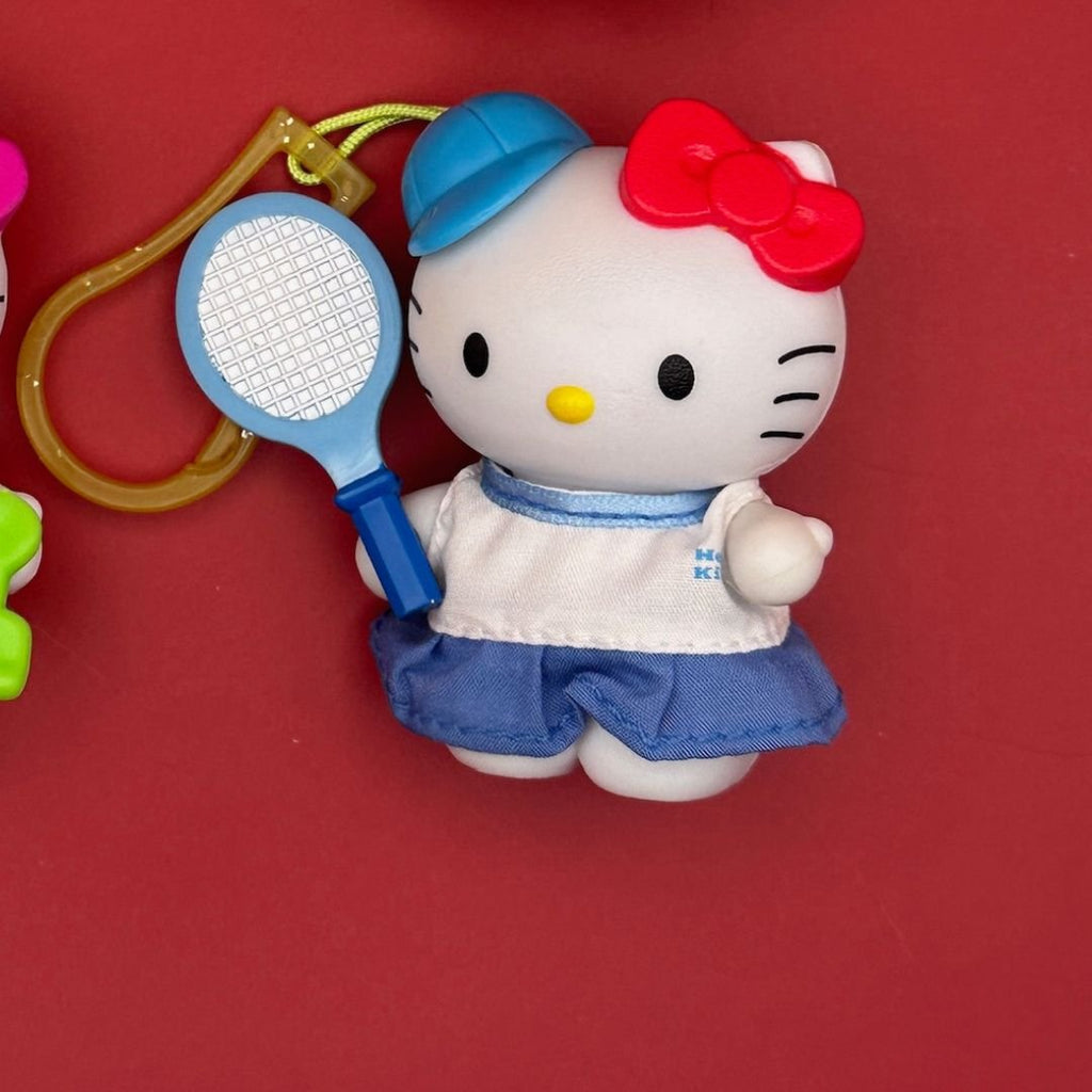 Vintage Y2k Hello Kitty Happy Meal Plastic Toy Bag Charms