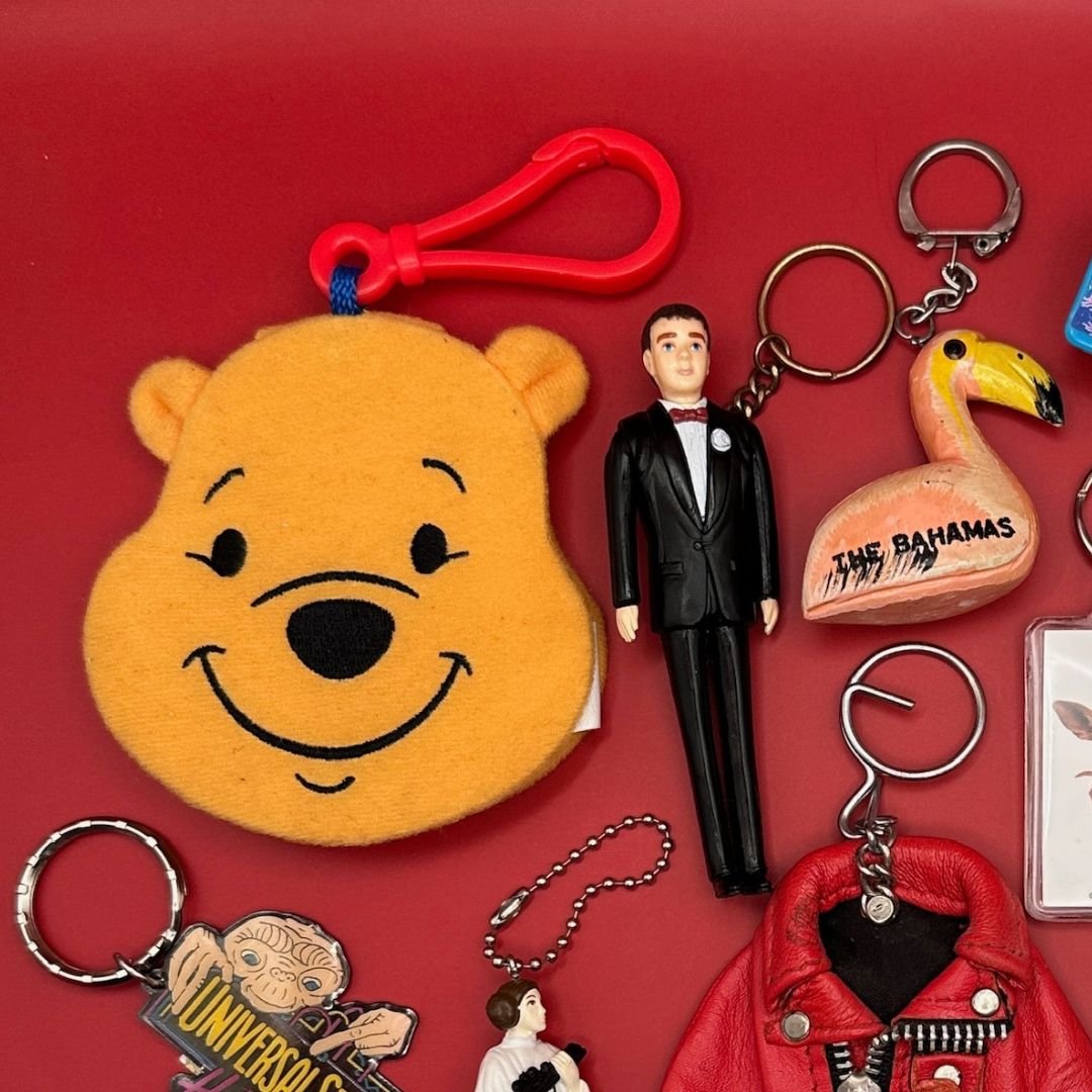 1980s-   s &  s: Drop 46 -  vintage keychain vintage charms for bag nostalgia vintage keychains y2k collectible - Bag Crap