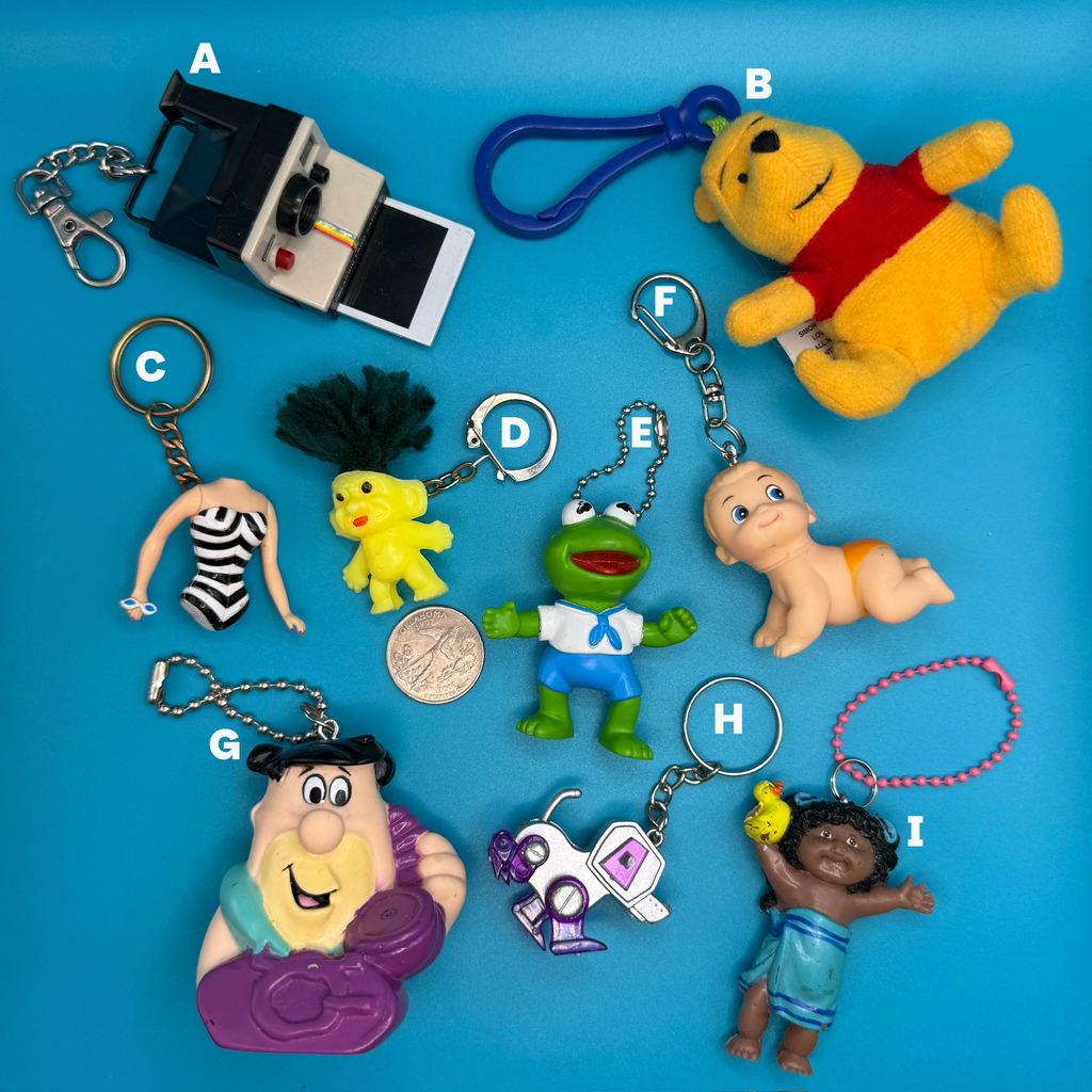 1980s-Y2K Vintage Bag Charms & Vintage Keychains: Drop 63