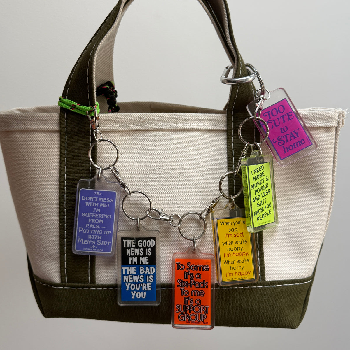 Blind Box: Mystery   Funny Phrase Acrylic -  vintage keychain vintage charms for bag nostalgia vintage keychains y2k collectible - Bag Crap