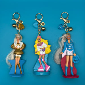 ‘90s Barbie Happy Meal Gold  s: You Pick - barbie doll toy pink rare vintage keychain vintage charms for bag nostalgia vintage keychains y2k collectible - Bag Crap