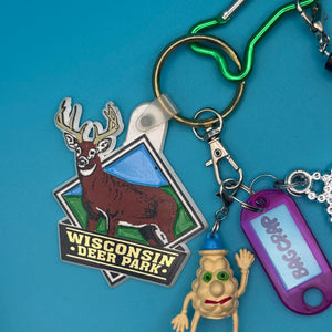 1:1  Wisconsin Deer Park  Pack - vintage bag charm packs nostalgia vintage y2k vintage keychain vintage charms for bag nostalgia vintage keychains y2k collectible - Bag Crap