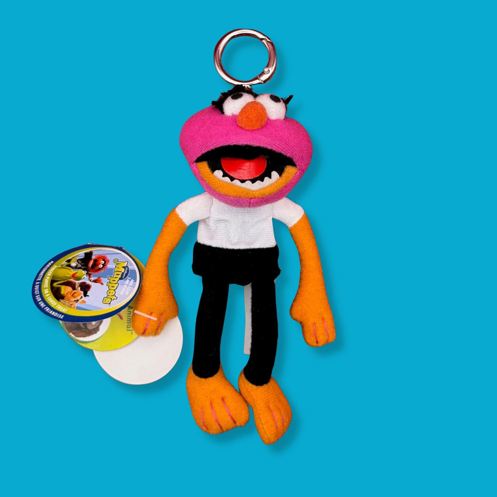 Vintage Y2K Muppets Animal Mini Plushie Bag Charm - RARE