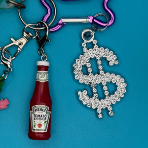 1:1  North Carolina + Ketchup  Pack - vintage bag charm packs nostalgia vintage y2k vintage keychain vintage charms for bag nostalgia vintage keychains y2k collectible - Bag Crap