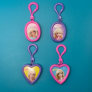 90s Plastic Barbie Heart  s - barbie doll toy pink rare vintage keychain vintage charms for bag nostalgia vintage keychains y2k collectible - Bag Crap